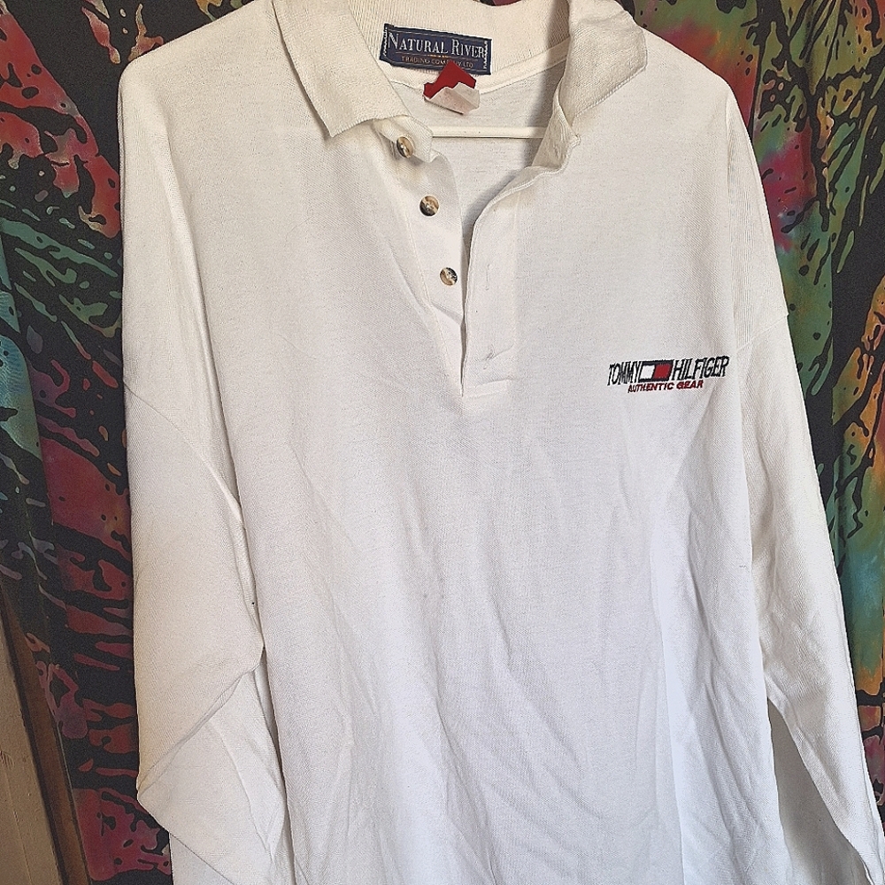 Tommy Hilfiger Long Sleeve Dress Shirt Sz 2XL